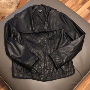 Faux leather jacket